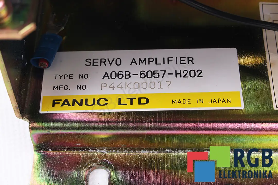 a06b-6057-h202 FANUC oprava